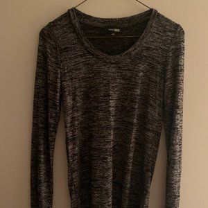Wilfred Free Heather Charcoal Grey Longsleeve